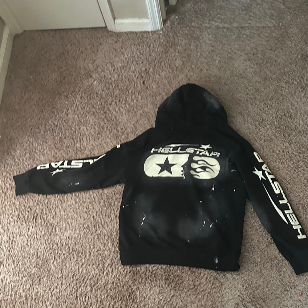 Black Hellstar Zip-Up Jacket - image 3